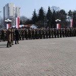 Przysięga żołnierzy obrony terytorialnej w Stalowej Woli