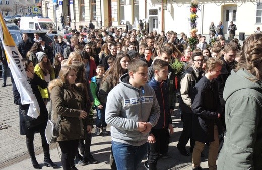 Niedziela Palmowa młodych w Bielsku-Białej 2018