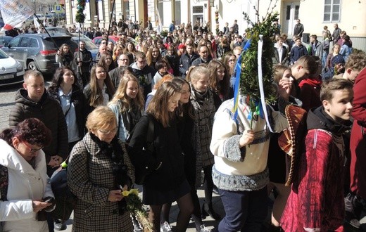 Niedziela Palmowa młodych w Bielsku-Białej 2018