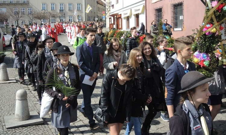 Niedziela Palmowa młodych w Bielsku-Białej 2018