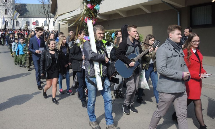 Niedziela Palmowa młodych w Bielsku-Białej 2018