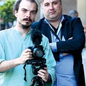 Michał Król (z lewej) i Maciej Grabysa – autorzy jednego z nagrodzonych filmów.