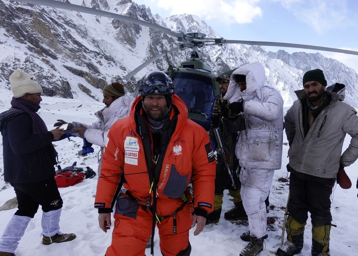 Piotr Tomala po akcji ratunkowej na Nanga Parbat