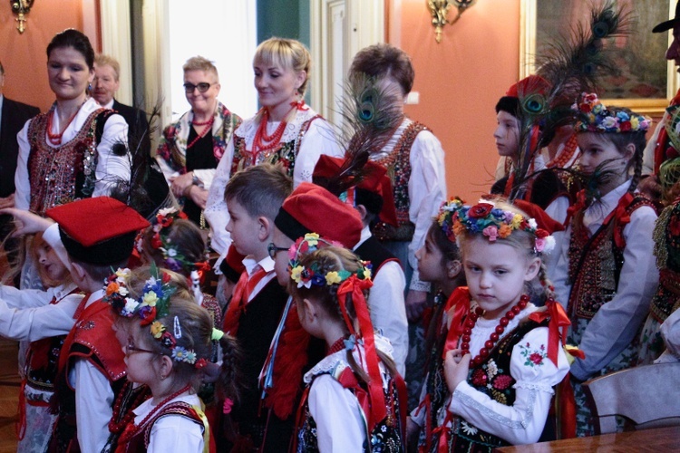 Mieszkańcy Zielonek u metropolity krakowskiego