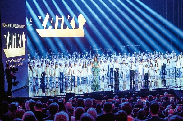 ZAiKS świętował swoje 100-lecie jubileuszową galą w Warszawie 19 marca 2018 r.