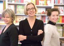 Od lewej: Ewa Stiasny, Joanna Rzyska i Jadwiga Jędryas. Pracują w swoim wydawnictwie z radością. Widać, że to ich pasja.