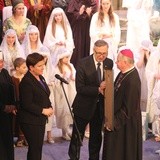 Jubilat bp Tadeusz Rakoczy odznaczony w Cieszynie