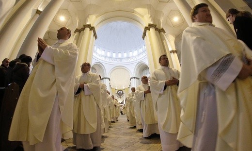 Msza Krzyżma świętego w katedrze