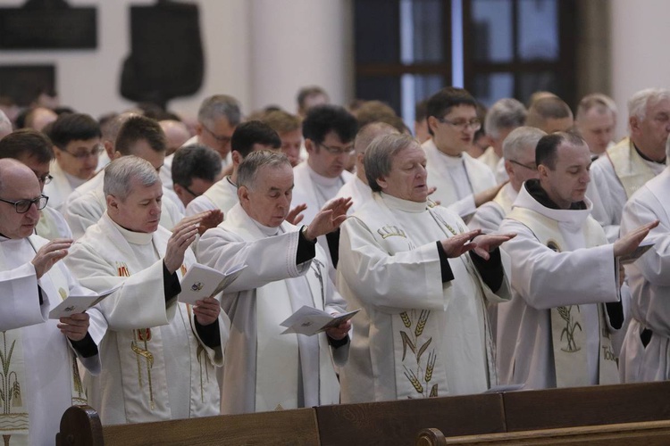 Msza Krzyżma świętego w katedrze