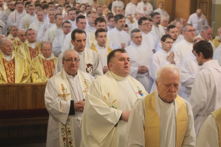 Wielki Czwartek - święto kapłanów w katedrze - 2018