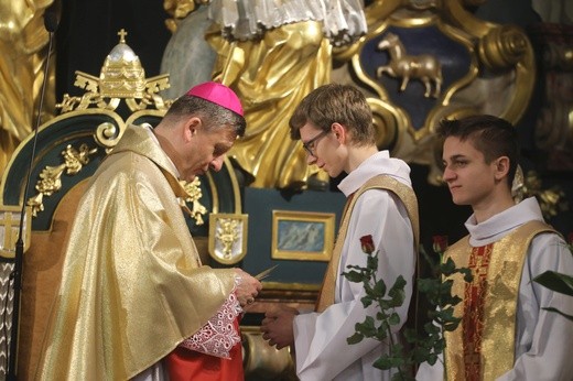 Liturgia Wielkiego Czwartku w konkatedrze w Żywcu - 2018