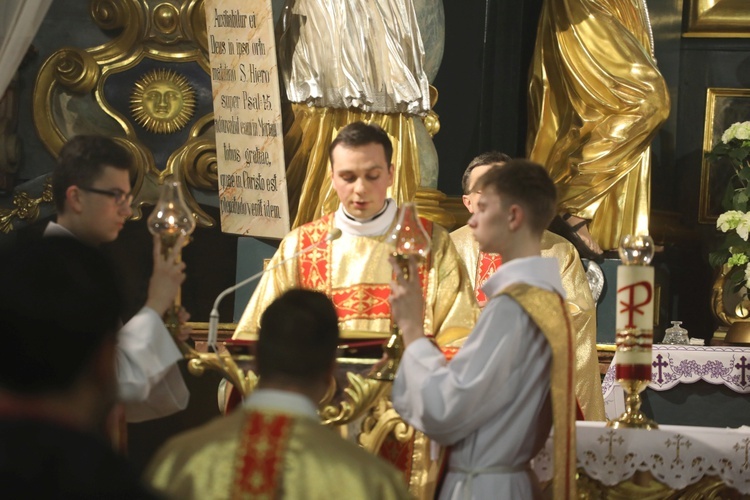 Liturgia Wielkiego Czwartku w konkatedrze w Żywcu - 2018