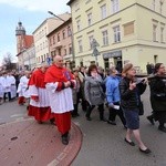 Nabożeństwo Drogi Krzyżowej na krakowskim Kazimierzu