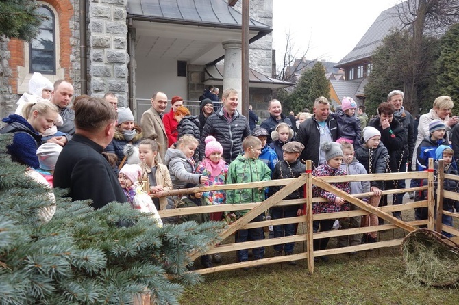 Święcenie pokarmów w Poroninie 