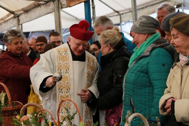 Święcenie pokarmów wielkanocnych w Krakowie 2018