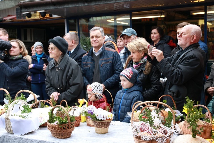 Święcenie pokarmów wielkanocnych w Krakowie 2018