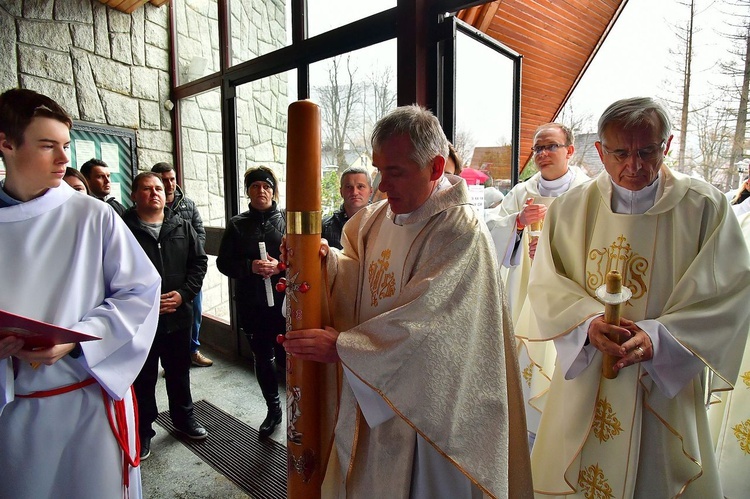 Wielka Sobota w Zakopanem - parafia św. Krzyża