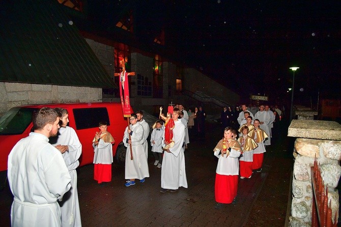 Wielka Sobota w Zakopanem - parafia św. Krzyża