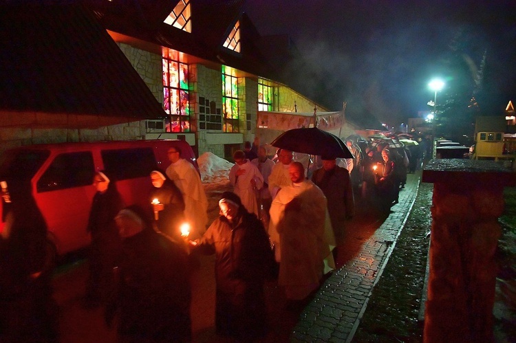 Wielka Sobota w Zakopanem - parafia św. Krzyża