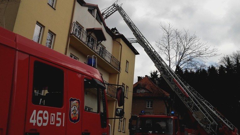 Pożar w hotelu w Kudowie-Zdroju