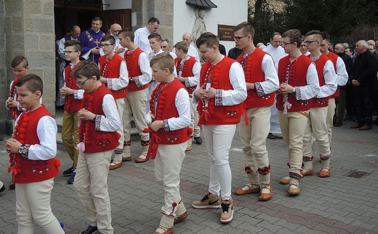 Pogrzeb śp. Jana Zowady w Koniakowie