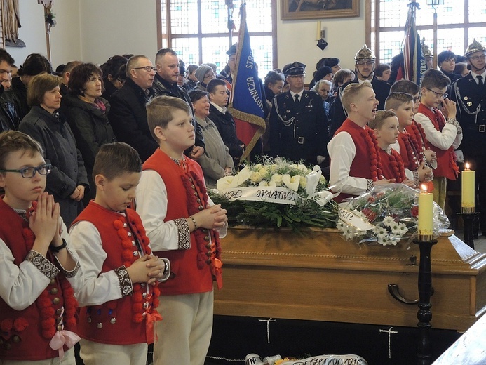 Pogrzeb śp. Jana Zowady w Koniakowie