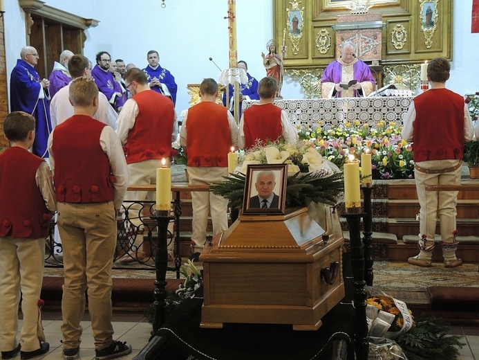 Pogrzeb śp. Jana Zowady w Koniakowie