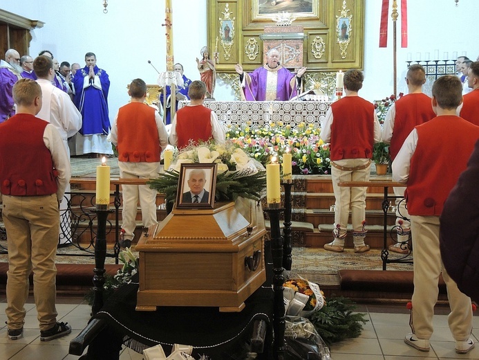 Pogrzeb śp. Jana Zowady w Koniakowie