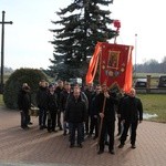 Chorągwiarze z parafii św. Rocha w Boczkach Chełmońskich