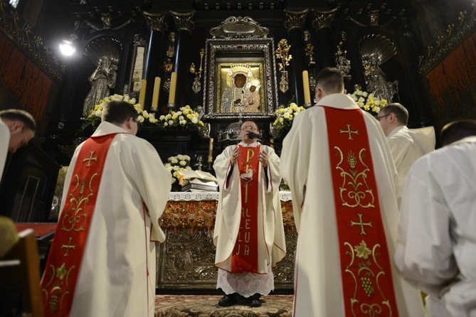 Pielgrzymka łódzkich maturzystów na Jasną Górę