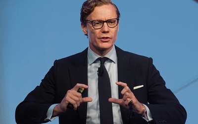 Prezes Cambridge Analytica Alexander Nix.