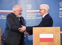 Wiceszef Komisji Europejskiej zadowolony z rozmów w Warszawie