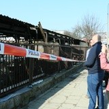 Pożar bazaru przy ul. Ruskiej