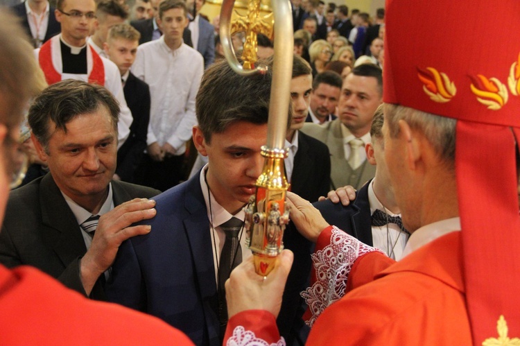 Bierzmowanie w Porąbce Uszewskiej