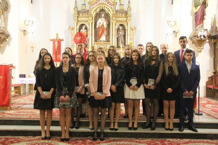 Bierzmowanie w Żegocinie