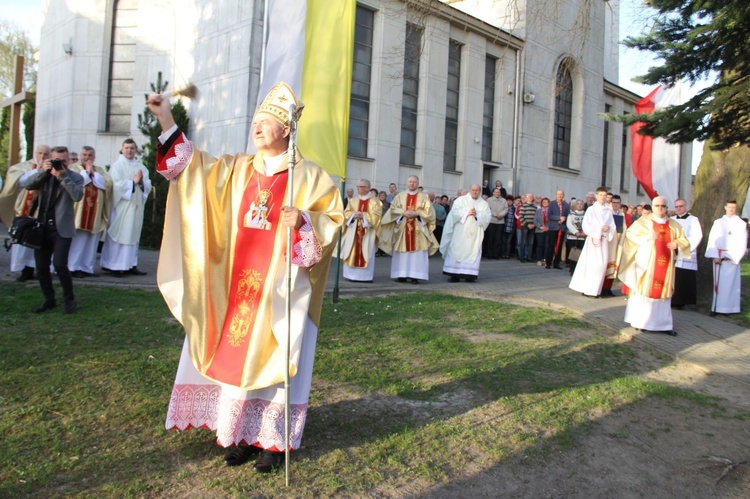 Poświęcenie odnowionej Kalwarii Krzyskiej