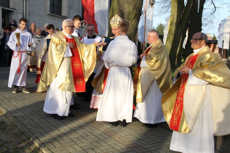 Poświęcenie odnowionej Kalwarii Krzyskiej