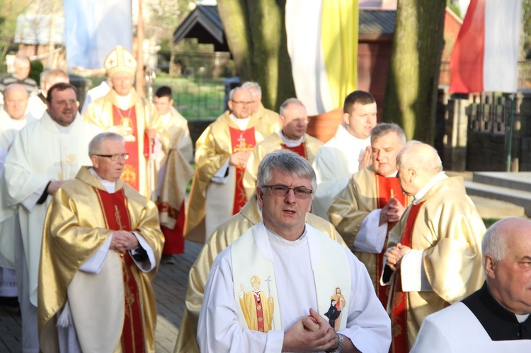 Poświęcenie odnowionej Kalwarii Krzyskiej