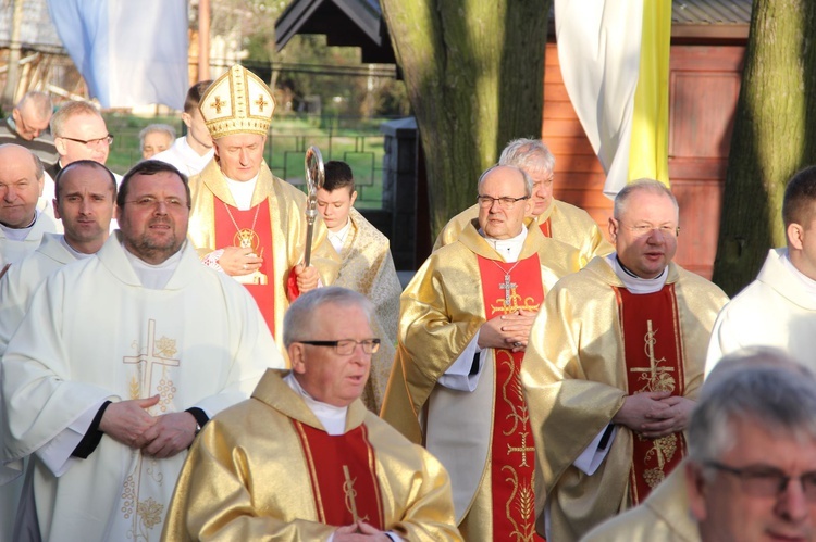 Poświęcenie odnowionej Kalwarii Krzyskiej