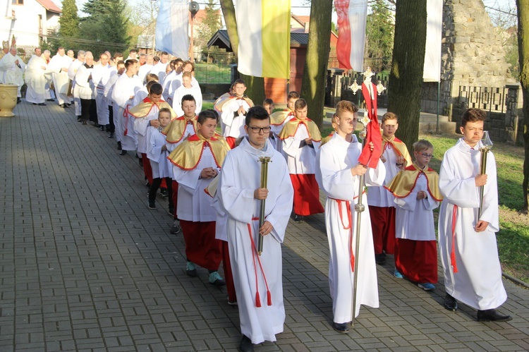 Poświęcenie odnowionej Kalwarii Krzyskiej