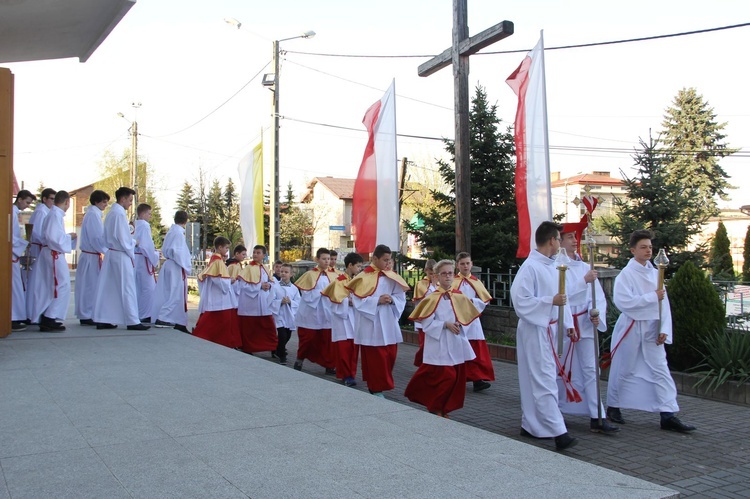 Poświęcenie odnowionej Kalwarii Krzyskiej