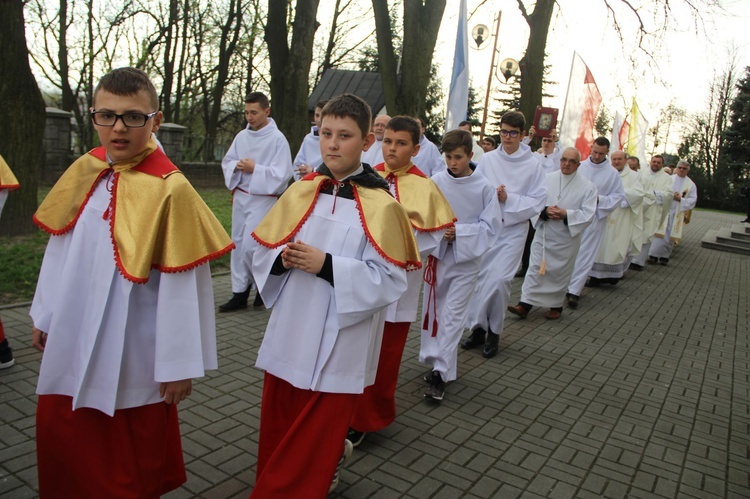 Poświęcenie odnowionej Kalwarii Krzyskiej