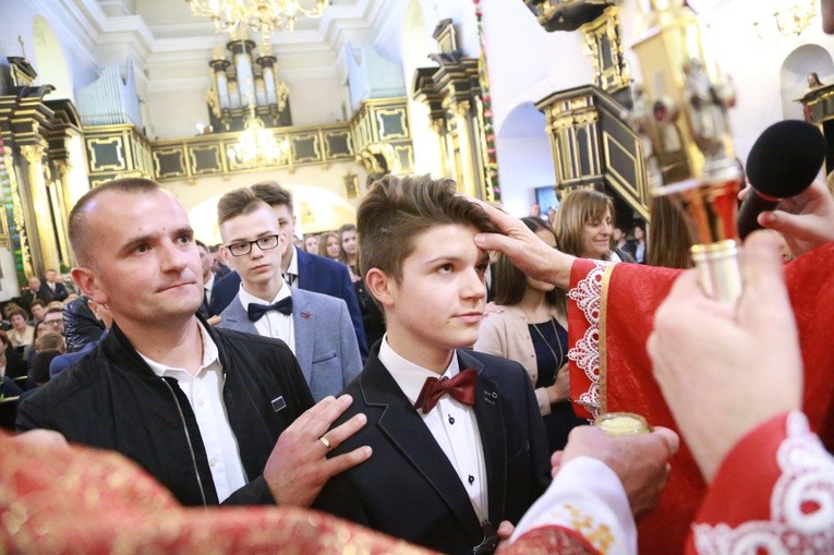 Bierzmowanie w Nowym Wiśniczu