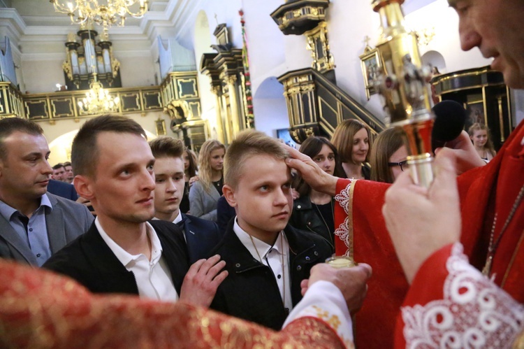 Bierzmowanie w Nowym Wiśniczu