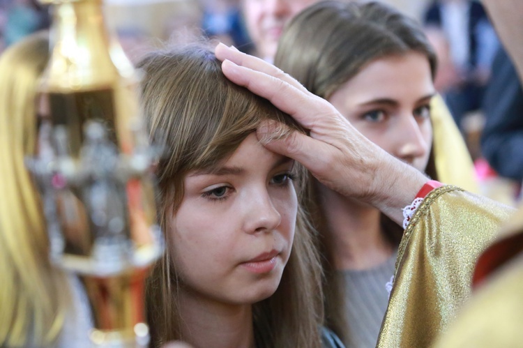 Bierzmowanie w Łąkcie Górnej