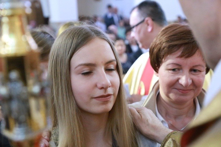 Bierzmowanie w Łąkcie Górnej