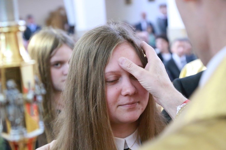 Bierzmowanie w Łąkcie Górnej