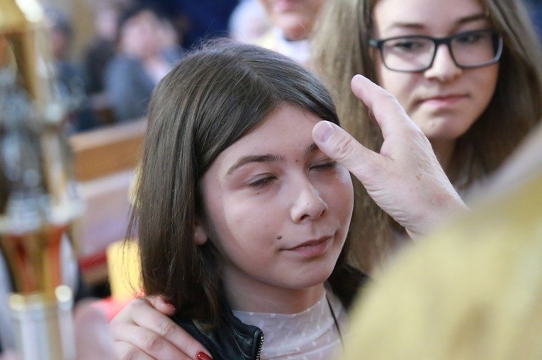 Bierzmowanie w Łąkcie Górnej