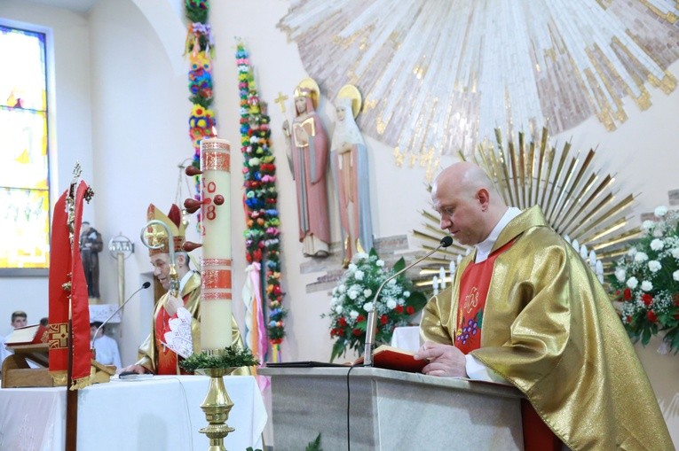 Bierzmowanie w Łąkcie Górnej