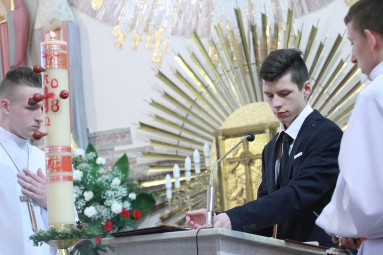 Bierzmowanie w Łąkcie Górnej